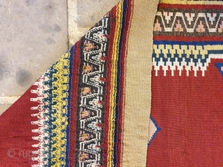 Shooshtar fine kilim with mehrab design 
80 years old , 108 * 72 cm                   