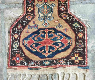 Seldom Kurdish piled rug,utility cover,aged 80 years
96 * 41 cm                       