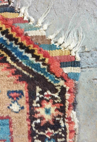 Seldom Kurdish piled rug,utility cover,aged 80 years
96 * 41 cm                       