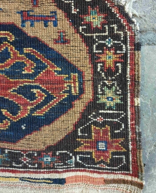 Seldom Kurdish piled rug,utility cover,aged 80 years
96 * 41 cm                       