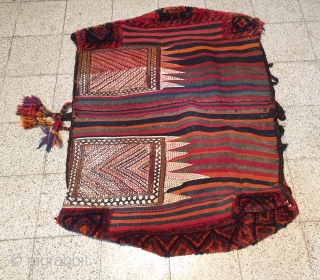 Authentic kind of Bakhtiary khorjin , its wild and funky , in a very good condition.
Circa 1950

AVAILABLE
www.abbasireza.com                