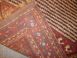 1530 Khamseh carpet of unusual size in good condition with all natural dyes.
6'11 x 6'1 - 205 z 185              