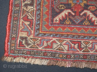 Ref 1304 Khamseh bag face. 1'8 x 2'4 - 50 x 71. Brilliant natural colours and good condition               