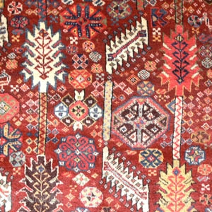 1292 Shekarlu late nineteenth century. In excellent condition with all natural dyes.
7'5 x 5'5 - 226 x 166
check my website purdon.com for new additions and my rug rabbit pages    