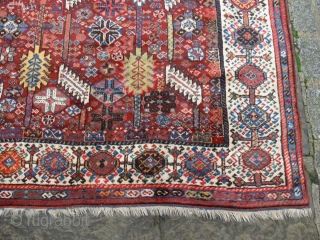 1292 Shekarlu late nineteenth century. In excellent condition with all natural dyes.
7'5 x 5'5 - 226 x 166
check my website purdon.com for new additions and my rug rabbit pages    