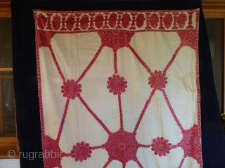 Ref 1518 Wedding Shawl from Sind 7'4 x 4'2 - 224 x 132 In good condition                 