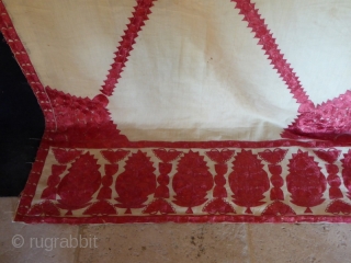 Ref 1518 Wedding Shawl from Sind 7'4 x 4'2 - 224 x 132 In good condition                 