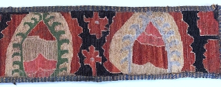 1628 Uzbek embroidered belt. Nineteenth century                           