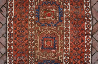 antique Quchan area Kurdi Baluch 147 x 81 cm (4ft 11"x 2ft 8") 1st quarter 20th century, all natural dyes, good overall condition

more info: richardvanrutten@gmail.com        