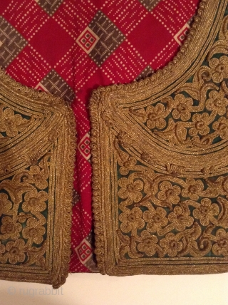 This vest is probably from one of the countries which was part of the Ottoman Empire before the First World War such as Turkey, Greece, Albania, etc.  It is in perfect  ...