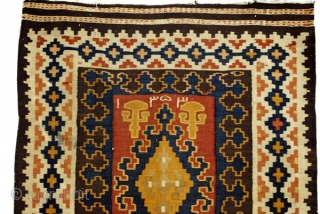 Kilim, Caucasus, Shirvan, dated 1353 = 1934. 
Size: 392 x 97 Cm. 13ft. x 3ft.3in. 
In good condition. 
              