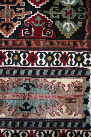 Syria, Aleppo, fine kilim, early 20th century. 
160 x 106 Cm's.                      