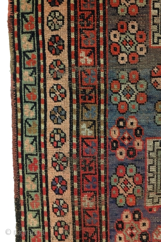Kazak, 165 x 120 Cm., 5.5 ft. x 4 ft. 
Wool on wool.                    