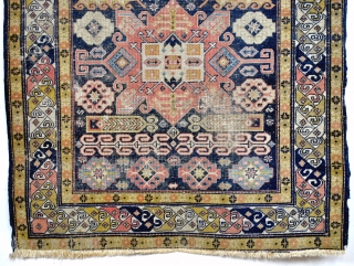 Jek Kuba Area, Caucasus. Late 19th. century. 90 x 142 Cm. 3 feet x 4.7 feet. 
Low pile, thin. 
             