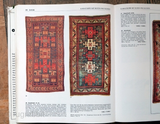 late 18th century Karachov. 146 x 250 Cm's. 
Worn, flat pole, old repairs, borders intact. 
Prayer rug with two orientations/directions. 
Dualistic - not Islamistic but Zoroastic. 
Interesting to see this old religion  ...