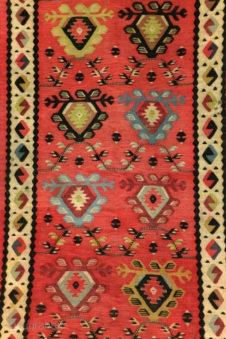 Sarkoy kilim, Bulgaria, ca 1890, 156 x 83 Cm. 
                       