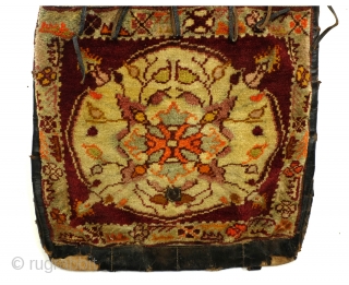 Antique saddle bag, original, turkish, 1900, 135 x 48 Cm. 4.5 ft. x 1.6 ft. 
                 