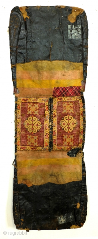 Antique saddle bag, original, turkish, 1900, 135 x 48 Cm. 4.5 ft. x 1.6 ft. 
                 