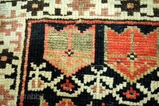 Small rug or bag face, North Iran. 
95 x 90 Cm. 3 ft.2 inch x 3 ft.                