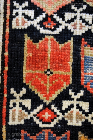 Small rug or bag face, North Iran. 
95 x 90 Cm. 3 ft.2 inch x 3 ft.                