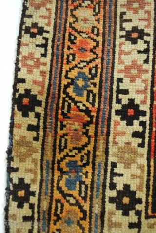 Small rug or bag face, North Iran. 
95 x 90 Cm. 3 ft.2 inch x 3 ft.                