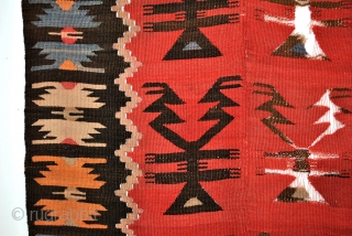 Bulgarian kilim, 19th century. 
First I bought one fragment, then a second one from the same dealer, finally the rest.
175 x 275 Cm.  
        