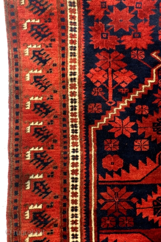 mid 20th century Yagdcibedir, west Anatolia. 
Full pile, wool on wool, warp and weft white wool. 
No bleeding, clean, in good condition. 
Deep gloss. 
        