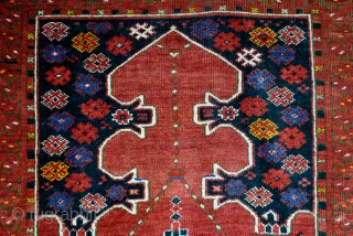 Double prayer rug, Ersari Beshir, Middle Amu Darya Area. 
Early 20th century. Rare. 
In great condition. 
220 x 118 Cm.             