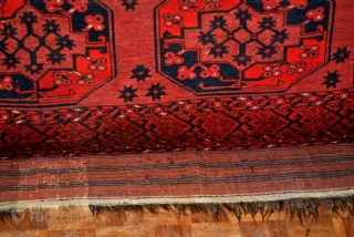 Ersari, 1880's. 224 x 320 Cm. No holes. 
Great collors. 
                      