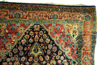 Farahan Sarough, early 20th century, 90 - 100 years old.
Full pile, very good condition. 
Natural vegetable colors. 
150 x 110 cm. 
75 kn/inch. Wool on cotton. 

on hold for now, not sure  ...