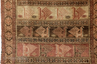 Afghan / Uzbekistan wedding rug. 1930's. 
size 87 x 146 cm. 3 ft. x 4.4 ft. 
Fine knotted, 50 kn/cm sq. - 300 kn/p/inch. 
Goat wool warp. 
     