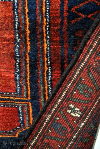 Koerdish long rug, Kelardasht. Prov. Mazandaran. 
Perfect condition. Original sides and headings. 
305 x 157 Cm. high pile, great gloss. 
            