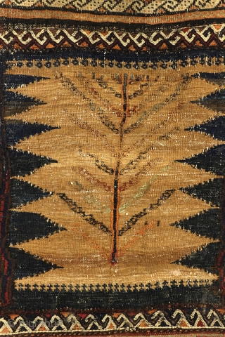 Baluch Sofreh, kilim with embroidery, 1950- 1960, 70 x 118 Cm. 

                     