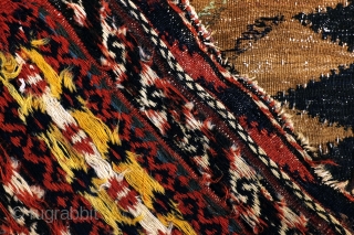 Baluch Sofreh, kilim with embroidery, 1950- 1960, 70 x 118 Cm. 

                     