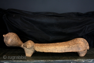 Lobi, rare chair, 100 cm long 24 cm high and 20 cm wide.                    