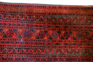 Bouchara, Bokhara, Bochara, Antique Ersari Turken Carpet. 
255 x 365 cm. 
Twentieth Century 

Bouchara is the name of the town where carpet weavers sell their work 
since centuries. Bokhara, Bouchara means Lucky  ...