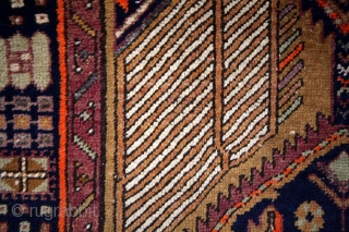 Sarab, North Iran. Close to Karabach, Caucasian area. 
Kurds made these runners. 
Camel wool, undyed, 100% natural. 
Great natural colors like pistache. 
All borders are good and original. Headings too. 
1930's. 
size  ...