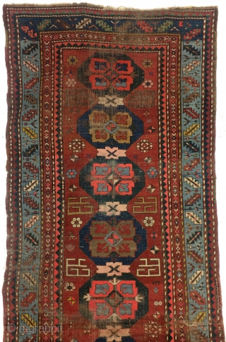 Armenian Karabach, with caracters. Zoroast symbols in the border. 
size 360 x 125 Cm. 12 feet x 4 feet 2 inch.            