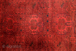 ERSARI SARYKEN/SALOR kejebe design. 
In very good condition. Thight knotted.
Size: 195 x 127 cm. 6 feet 10 inch x 4 feet 3 inch.
 
         