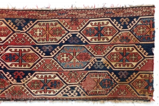 Shasavan Mafrash panel, 107 x 37 Cm. Soumack.                         