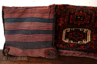 two pillows made of a bag. 
50 x 50 Cm. 
Clean, in very good condition.                  