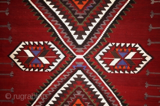 Kilim, 360 x 200 Cm. Karabach, dated 1912. 
Armenian caracters. see detail photo - it says something like 5 Februari than 1912 and after the date two caracters, and a hole behind  ...