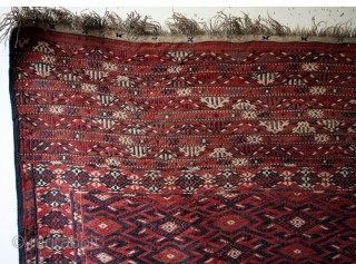 Yomouth Soumack, kilim, late 19th., early 20th  century.
Natural colors. 
420 x 225 Cm's. 14 feet x 7 ft. 6".             