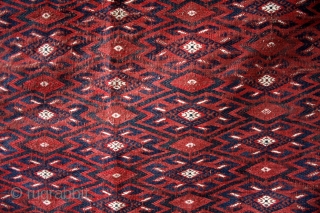 Yomouth Soumack, kilim, late 19th., early 20th  century.
Natural colors. 
420 x 225 Cm's. 14 feet x 7 ft. 6".             