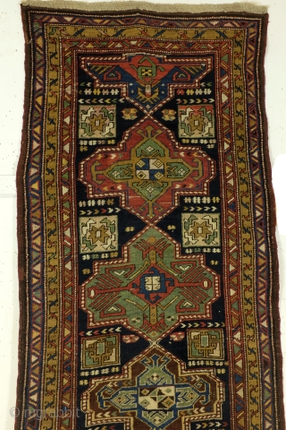 Shirvan area, Caucasus, antique, fine condition, 330 x 103 Cm. 11 ft. x 3.5 ft. 

                 