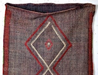 Camel bag, Verneh, probably  environment of Bergama - West Anatolia. 
Old and simple repair on the right side. 
60 x 115 Cm.          