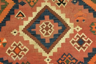 Wedding kilim, Luri Qashqai, 137 x 280 Cm. 54" x 112". 
Not washed, in good condition, firm. 
Antique.               