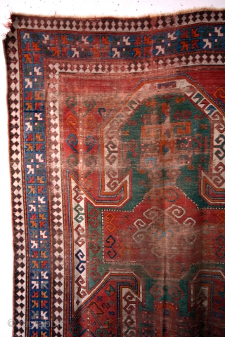 1880 Shild Kazak. 232 x 160 Cms. 
Fading away in time.                      