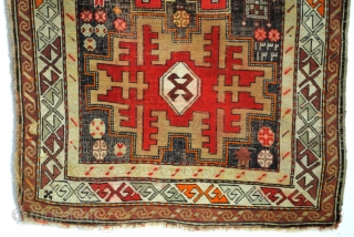 Antique Kazak, Leshki Star, Shirvan area. 
Dated 1332=1914. 
218 x 105 Cm. 7.2 ft. x 3.5 ft.                