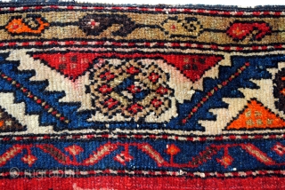 Antique Armenian Kazak, Karabach area. 
Dated 1331= 1913. see photo. 

Old, worn and shabby chique. "AS IS". 
Old repairs all over. 
This is an icon, should be a pictoral object on a  ...